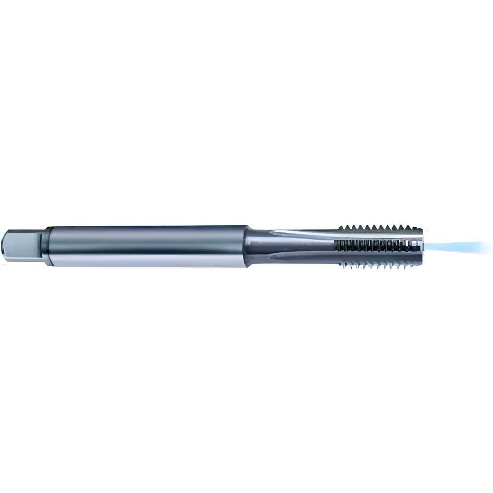 Straight Flute Tap: 1/2-20 UNF, 3 Flute, Modified Bottoming Chamfer, 2B Class of Fit, Solid Carbide, Bright/Uncoated Finish