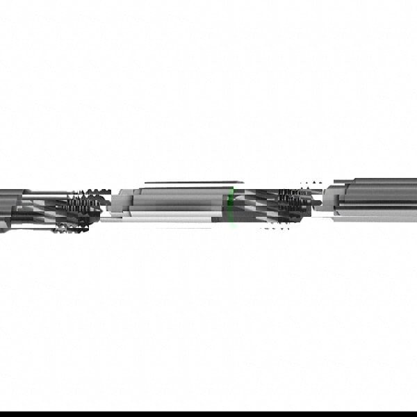 Spiral Flute Tap: M20 x 2.50, Metric, 4 Flute, Bottoming, 6H Class of Fit, High Speed Steel, TICN Finish