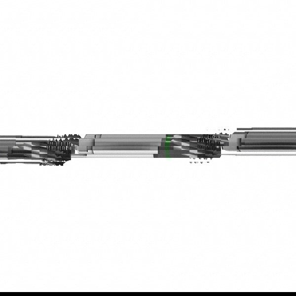 Spiral Flute Tap: M12 x 1.00, Metric, 3 Flute, Bottoming, 6H Class of Fit, High Speed Steel, TICN Finish