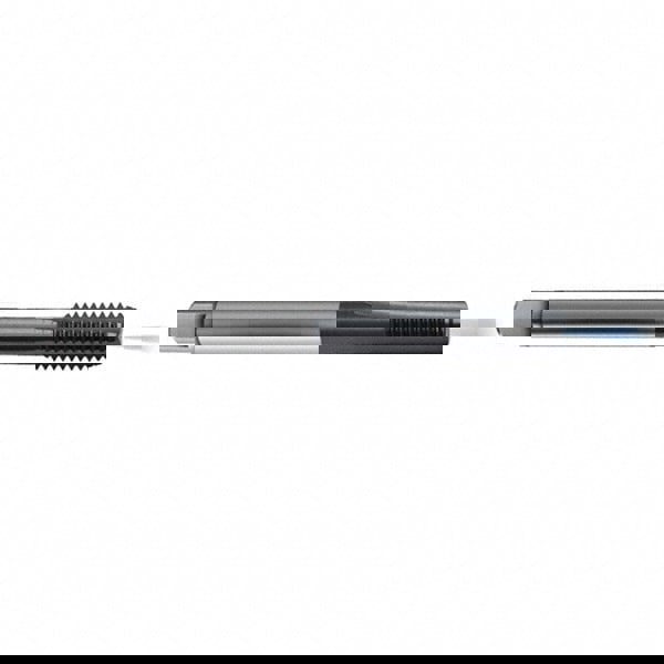 Spiral Flute Tap: M20 x 2.50, Metric, 4 Flute, Bottoming, 6HX Class of Fit, High Speed Steel, TICN Finish