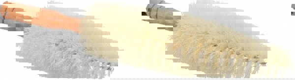 Spoke Brushes; Overall Length (Inch): 14 ; Brush Material: Tampico ; Large End Diameter: 2-1/2 (Inch); Handle Material: Wood ; Handle Length (Decimal Inch): 4-1/2 ; Small End Diameter (Inch): 1-1/4