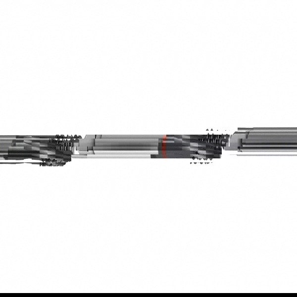 Spiral Flute Tap: #5-44, UNF, 3 Flute, Bottoming, 2BX Class of Fit, High Speed Steel, TICN Finish