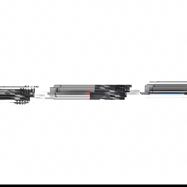 Spiral Flute Tap: #12-28, UNF, 3 Flute, Bottoming, 2BX Class of Fit, High Speed Steel, TICN Finish
