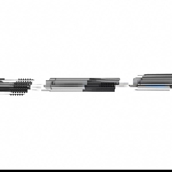 3/4-10 Modified Bottoming RH 2BX H6/H7 TiCN High Speed Steel 4-Flute Straight Flute Hand Tap