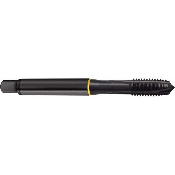 Spiral Point Tap: #5-40, UNC, 3 Flutes, Plug, 2B/3B, Cobalt, Oxide Finish