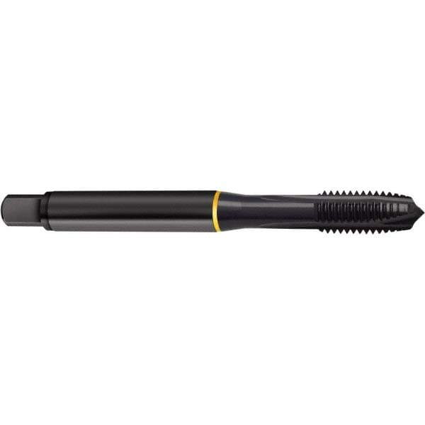 Spiral Point Tap: 9/16-18, UNF, 4 Flutes, Plug, 2B/3B, Cobalt, Oxide Finish