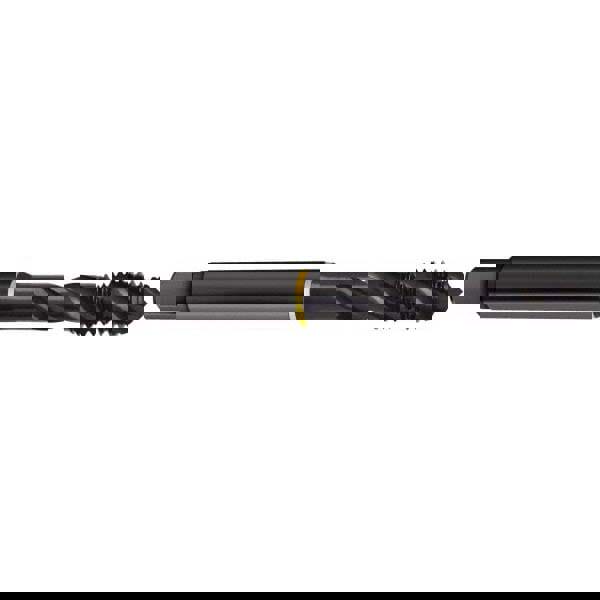 Spiral Flute Tap: #10-32, UNF, 3 Flute, Modified Bottoming, 2B & 3B Class of Fit, Cobalt, Oxide Finish