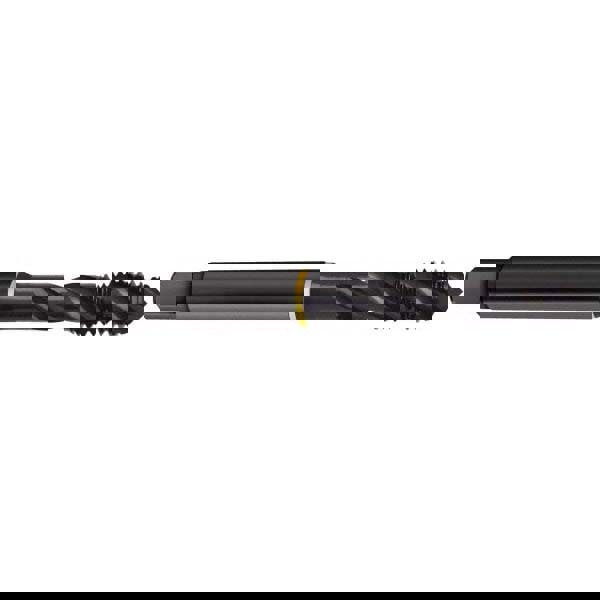 Spiral Flute Tap: M10 x 1.50, Metric, 4 Flute, Modified Bottoming, 6H Class of Fit, Cobalt, Oxide Finish