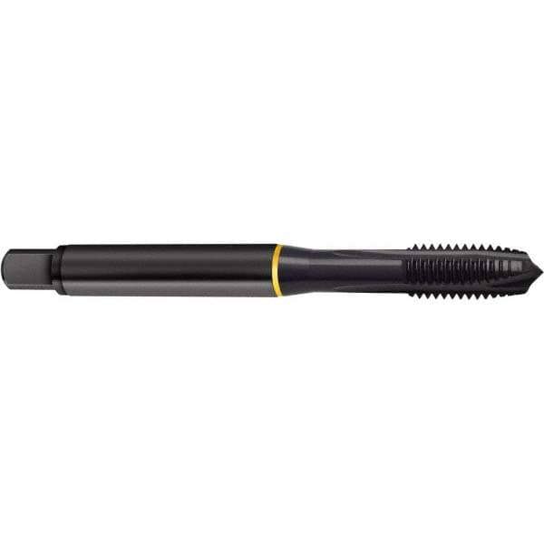 Spiral Point Tap: M7x1.00 Metric, 3 Flutes, Plug, 6H Class of Fit, Cobalt, Oxide Coated