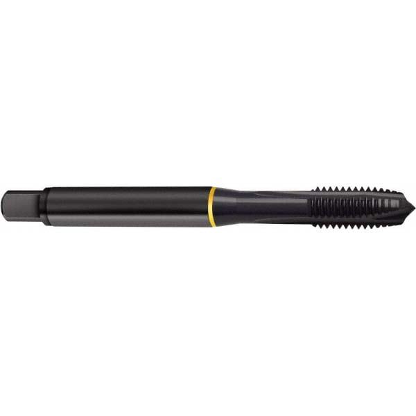 Spiral Point Tap: M16 x 1.5, Metric Fine, 4 Flutes, Plug, 6H, Cobalt, Oxide Finish