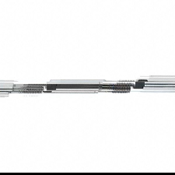 Thread Forming Tap: M1.7x0.35 Metric, 6HX Class of Fit, Semi-Bottoming, Powdered Metal High Speed Steel, TiCN Coated