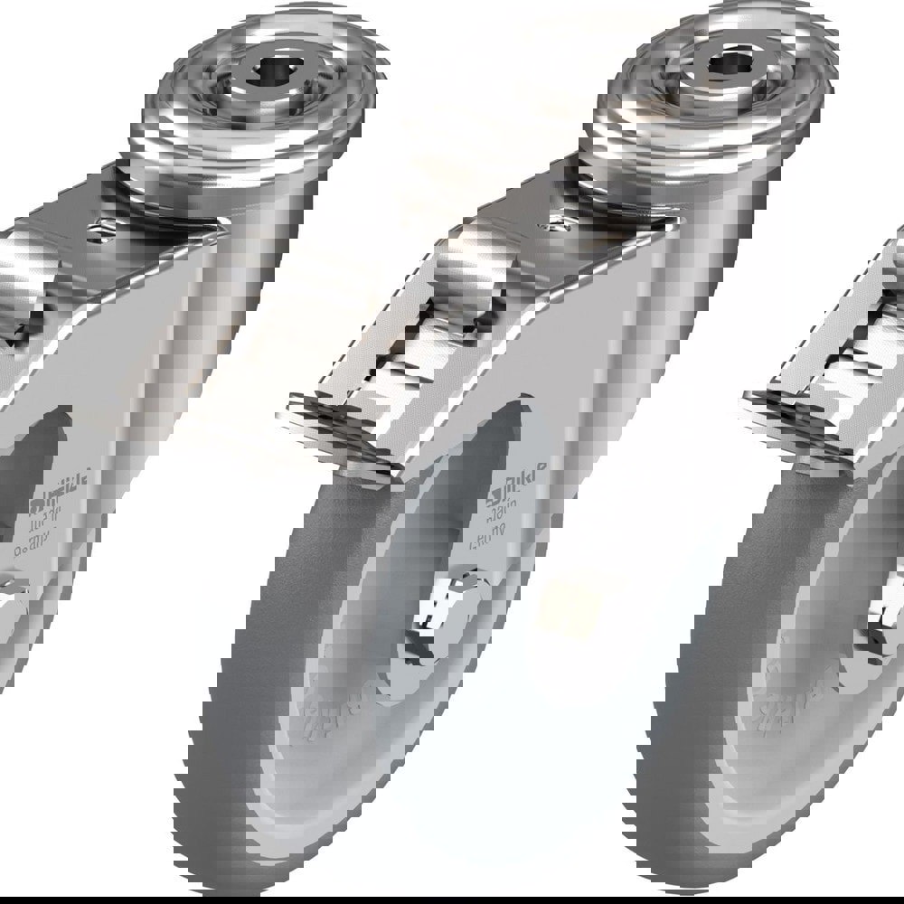 Top Plate Casters; Mount Type: Plate ; Number of Wheels: 1.000 ; Wheel Diameter (Inch): 5 ; Wheel Material: Polyurethane ; Wheel Width (Inch): 1-9/16 ; Wheel Color: Green