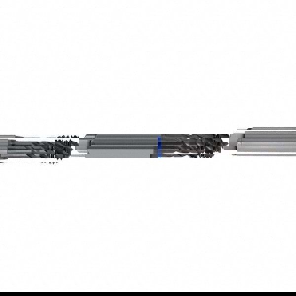 Spiral Flute Tap: M10 x 1.50, Metric, 3 Flute, Semi-Bottoming, 7GX Class of Fit, TiAlN Finish