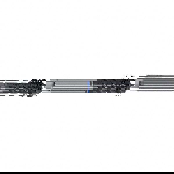 Spiral Flute Tap: M24 x 1.50, Metric Fine, 4 Flute, Semi-Bottoming, 6GX Class of Fit, HSS-E, TiAlN Finish