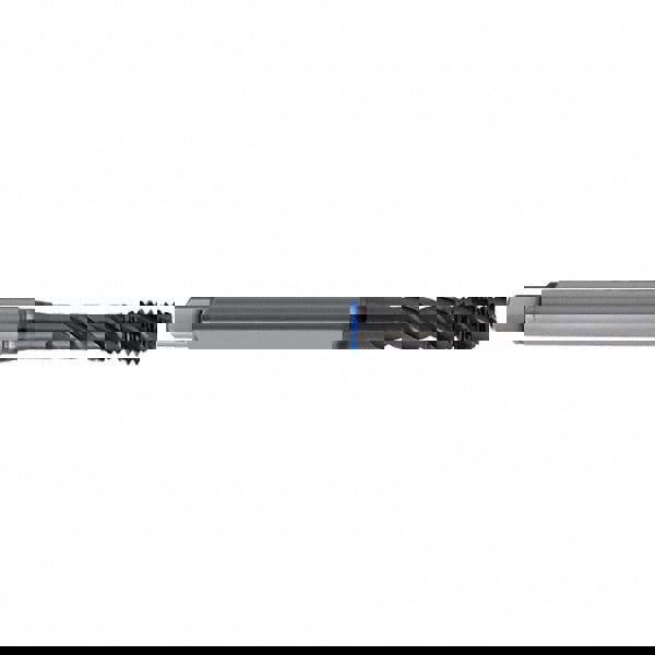 Spiral Flute Tap: M14 x 2.00, Metric, 3 Flute, Semi-Bottoming, 6HX Class of Fit, PM-HSS-E, TiAlN Finish