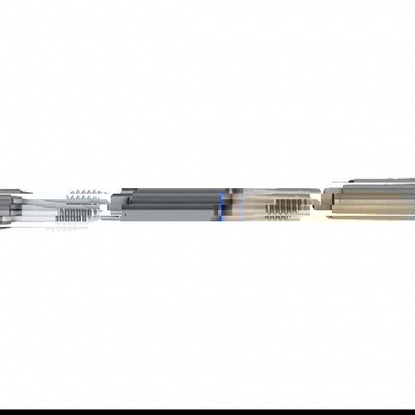 Spiral Point Tap: #2-56, UNC, 3 Flutes, Plug, 2BX, Sirius Finish