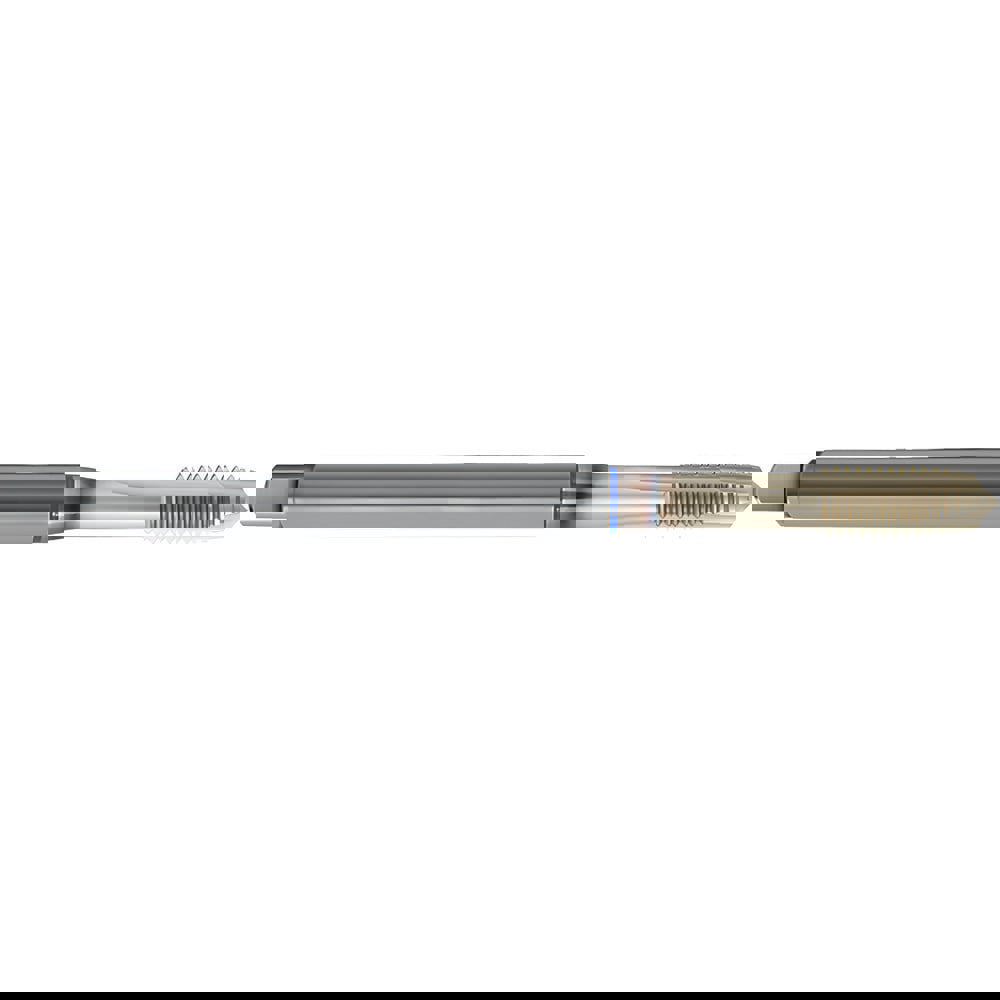 Spiral Point Tap: M4x0.7 Metric, 3 Flutes, Plug Chamfer, 6HX Class of Fit, High-Speed Steel-E, Sirius Coated