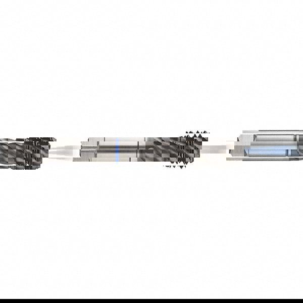Spiral Flute Tap: 9/16-18, UNF, 3 Flute, Bottoming, 2BX Class of Fit, HSS-E, Slidur Finish