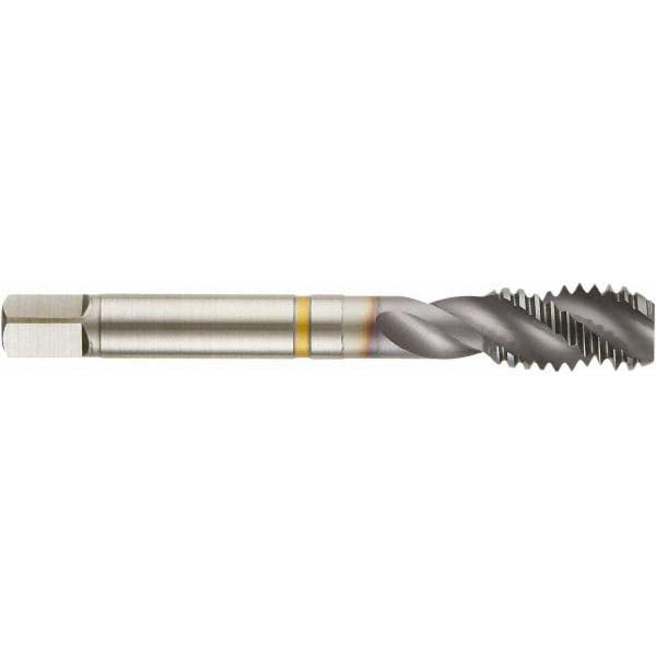 Spiral Flute Tap: M3.5x0.6, Metric, 3 Flute, Modified Bottoming, 6H Class of Fit, Cobalt, Ignator Finish