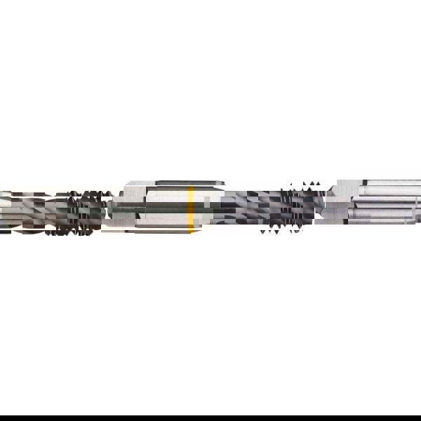 Spiral Flute Tap: M8x1, Metric Fine, 3 Flute, Modified Bottoming, 6H Class of Fit, Cobalt, Ignator Finish