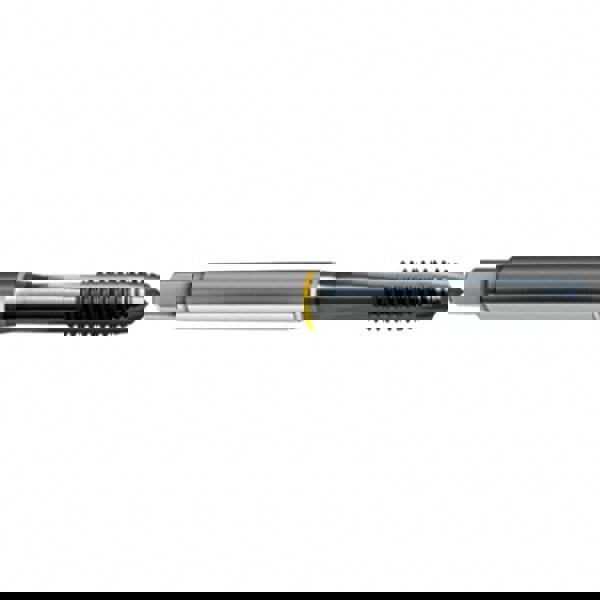 Spiral Point Tap: 7/8-9 UNC, 4 Flutes, Plug, 2B/3B Class of Fit, High Speed Steel, Ignator Coated