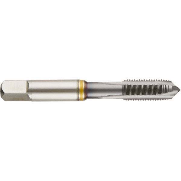 Spiral Point Tap: 5/8-18 UNF, 4 Flutes, Plug, 2B/3B Class of Fit, Cobalt, Ignator Coated