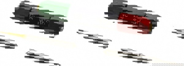 2 Piece, M1.00 x 0.250 Thread Size, High Speed Tool Steel Miniature Plug Thread Go No Go Gage Set