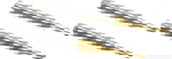 2 Piece, M1.20 x 0.250 Thread Size, High Speed Tool Steel Miniature Plug Thread Go No Go Gage Set