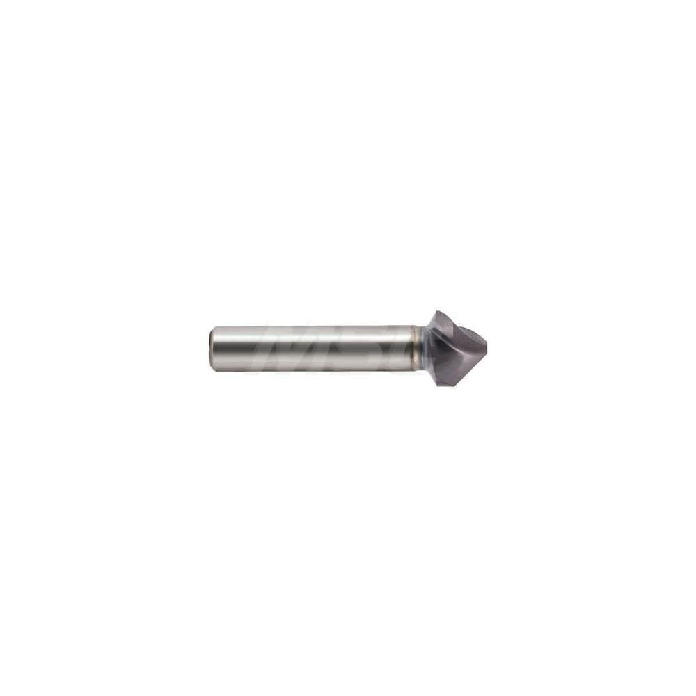 Countersink: 90 &deg; Included Angle, 3 Flutes, HSCO, Right Hand Cut