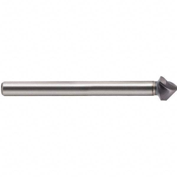 Countersink: 25 mm Head Dia, 90 &deg; Included Angle, 3 Flutes, High Speed Steel, Right Hand Cut