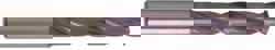 Jobber Length Drill Bit: 11.9 mm Dia, 140 °, Solid Carbide