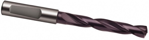 Jobber Length Drill Bit: 15.2 mm Dia, 140 &deg;, Solid Carbide