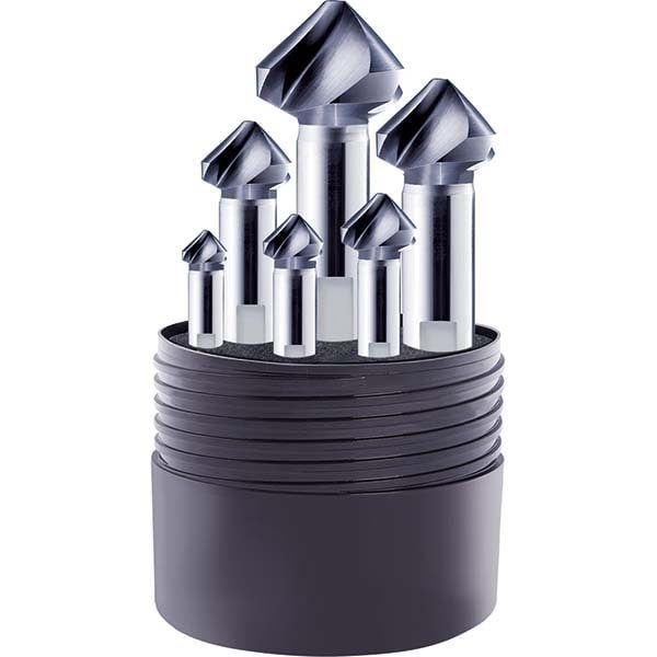 Countersink Set: 6 Pc, 1/4 to 3/4