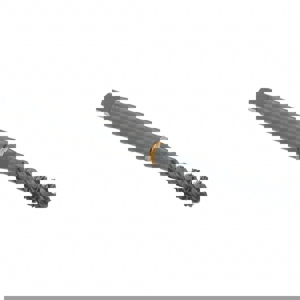 Spiral Point Tap: M4 x 0.7, Metric Coarse, 3 Flutes, Modified Bottoming, 6G, Cobalt, Oxide Finish