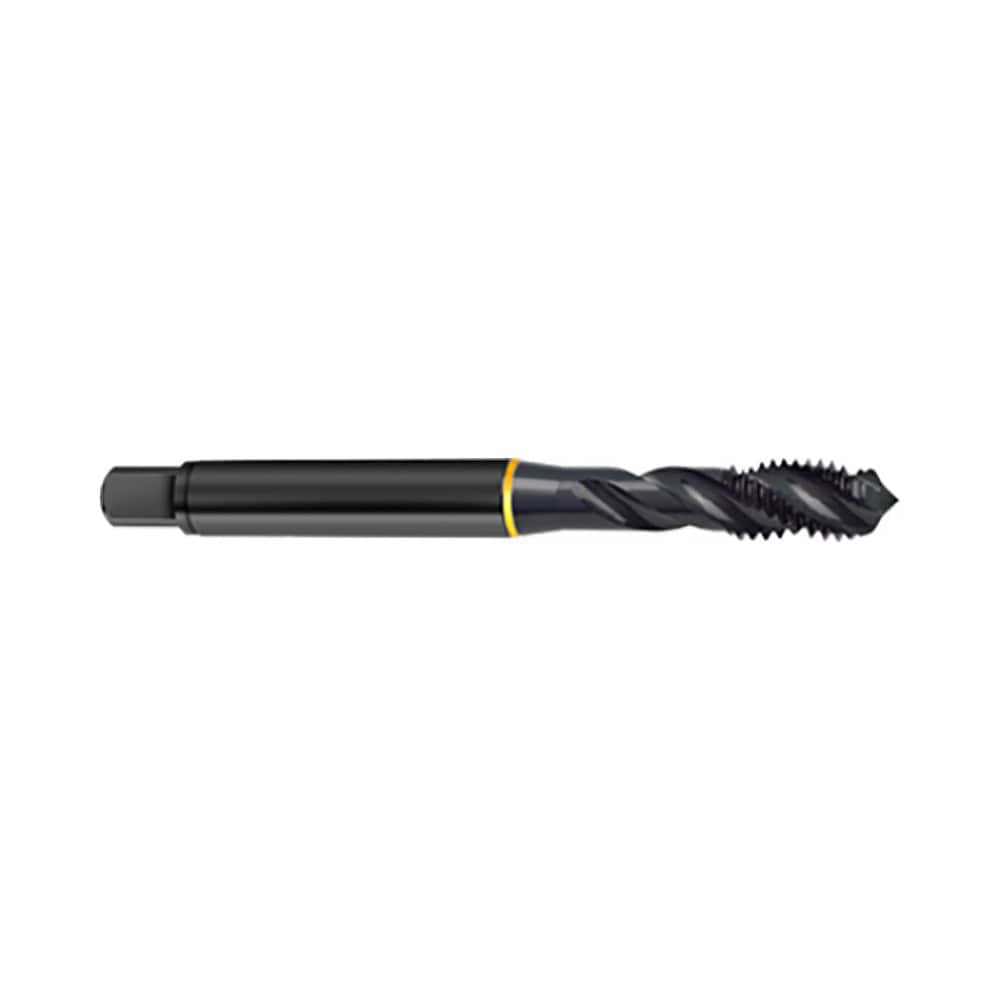 Spiral Point Tap: M10 x 1.5, Metric Coarse, 3 Flutes, Modified Bottoming, 6G, Cobalt, Oxide Finish