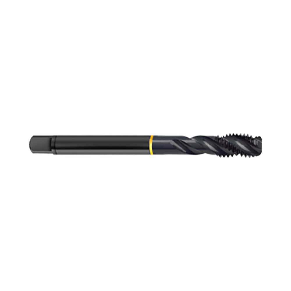 Spiral Flute Tap: M12 x 1.50, Metric Fine, 3 Flute, Modified Bottoming, 6H Class of Fit, Cobalt, Oxide Finish