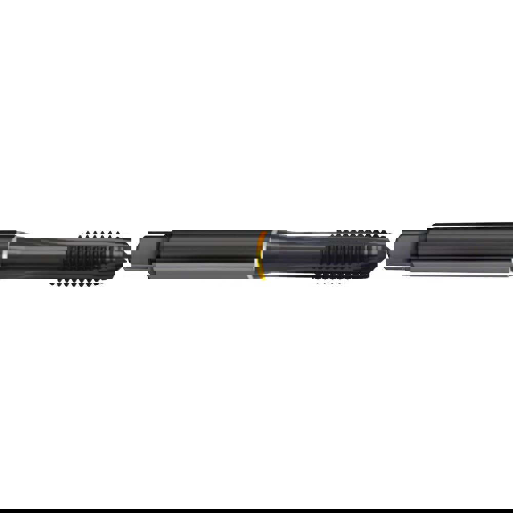 Spiral Point Tap: M8x1.25 Metric, 3 Flutes, Plug Chamfer, 6H Class of Fit, High-Speed Steel-E, Steam Oxide Coated