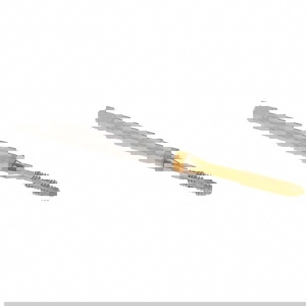 Spiral Point Tap: M2 x 0.4, Metric Fine, 3 Flutes, Plug, 6H, Powdered Metal, TiN Finish