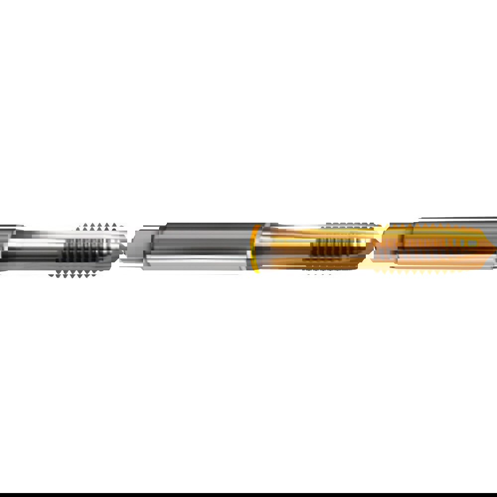 Spiral Point Tap: M12x1.75 Metric, 4 Flutes, Plug Chamfer, 6H Class of Fit, HSS, TiN Coated