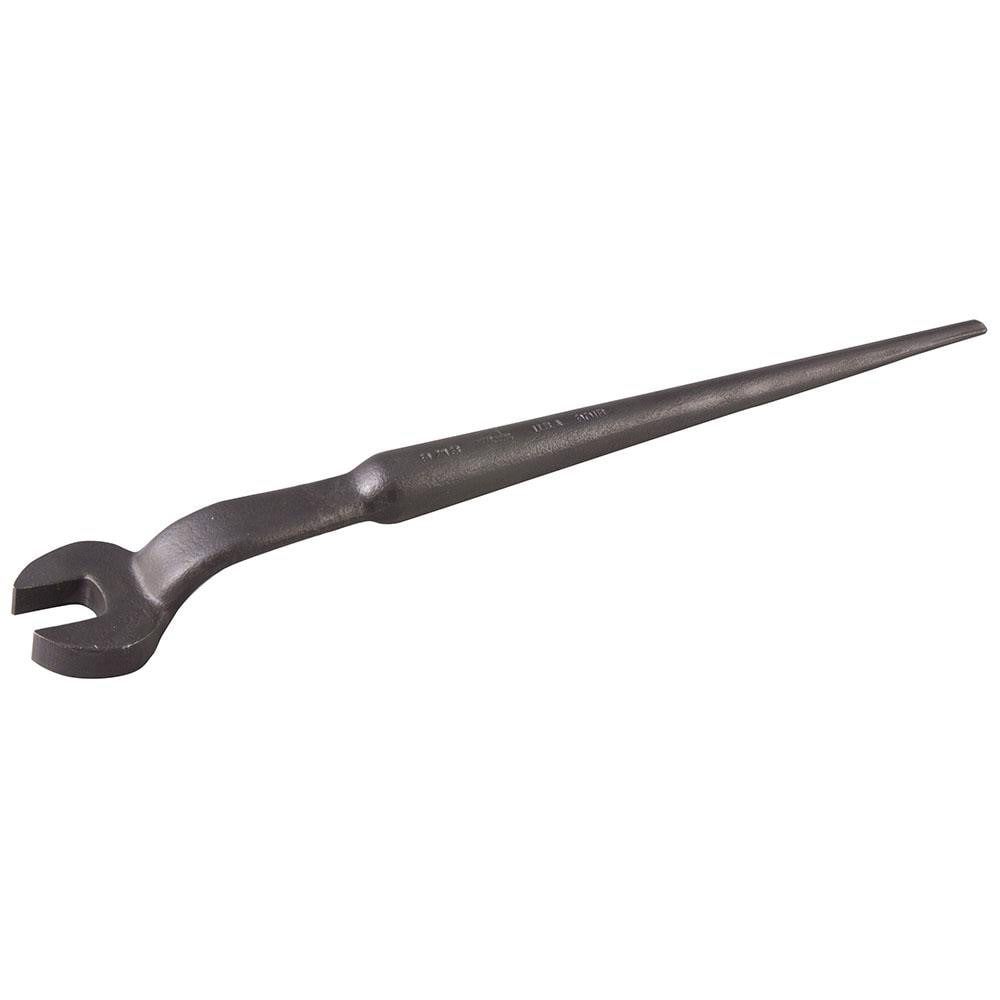 Spud Handle Open End Wrench: Offset Head, Single Ended