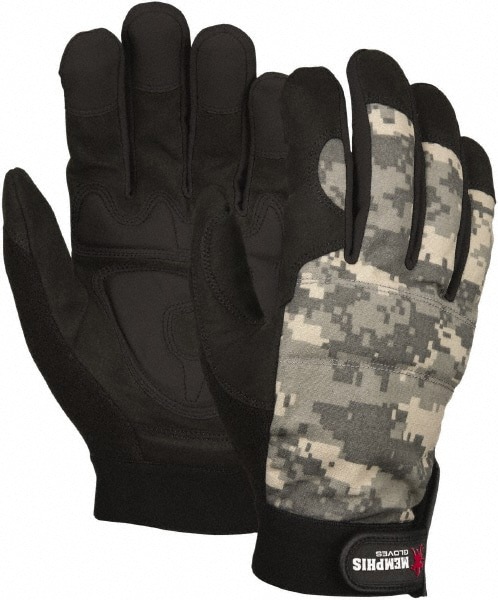 Work Gloves: Memphis Size Medium, Synthetic Blend, General Purpose