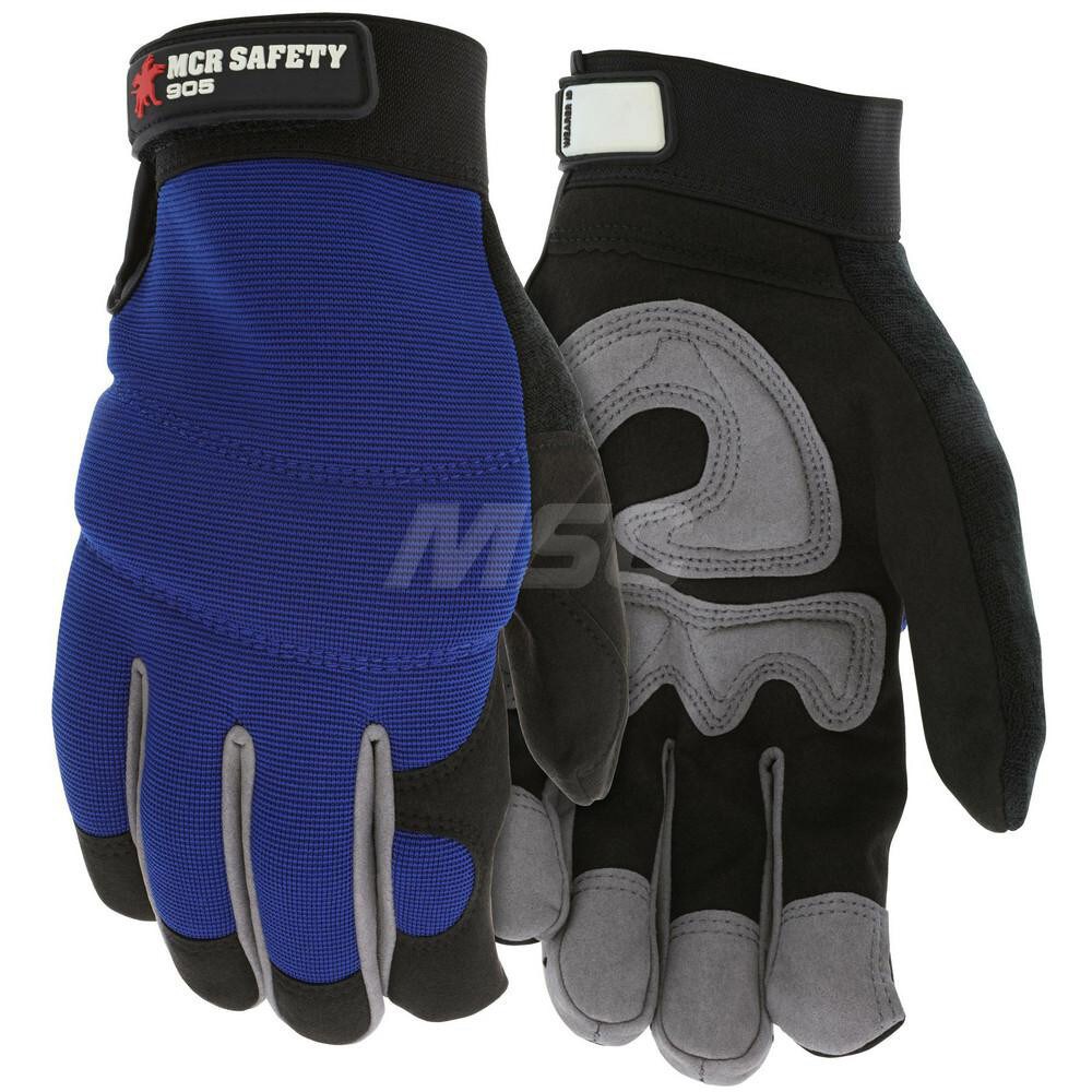 Work Gloves: Memphis 905, Size 2X-Large, Synthetic Leather Lined, Synthetic Leather, Mechanic's & Lifting