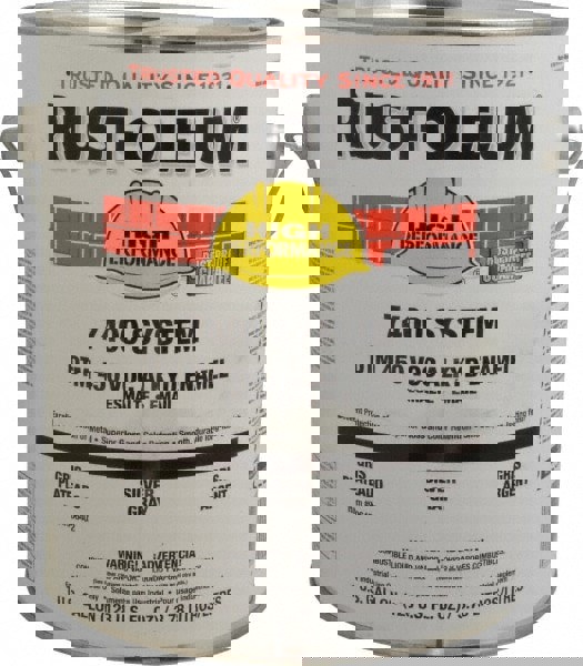 Industrial Enamel Paint: 10 gal, Gloss, Silver Gray