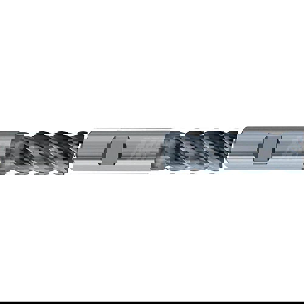 Square End Mill: 12 mm Dia, 28 mm LOC, 4 Flutes, Solid Carbide