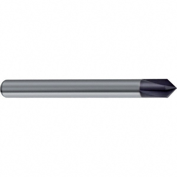 Chamfer Mill: 12 mm Dia, 4 Flutes, Solid Carbide
