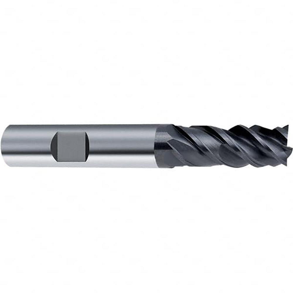 Corner Chamfer End Mill: 8 mm Dia, 20 mm LOC, 4 Flutes, 0.12 mm Chamfer Width, Solid Carbide