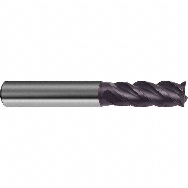 8mm Diam 4-Flute 42&deg; Square Roughing & Finishing End Mill