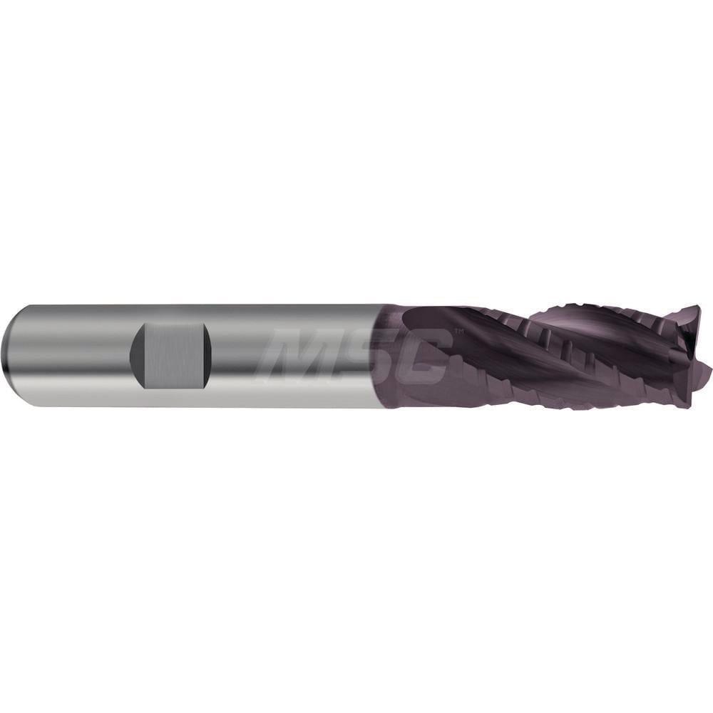 Guhring Roughing End Mill for Tough Materials 10.00mm Diameter 10.0mm Shank 22.00mm Length of Cut 72mm Overall