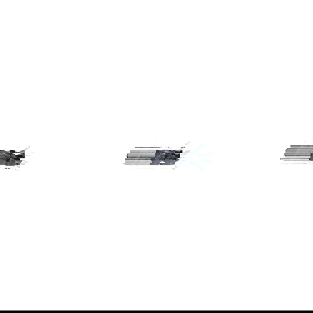 Guhring Roughing End Mill for Aluminum 10.00mm Diameter 10.0mm Shank 22.00mm Length of Cut 72mm Overall with Coolant Thru