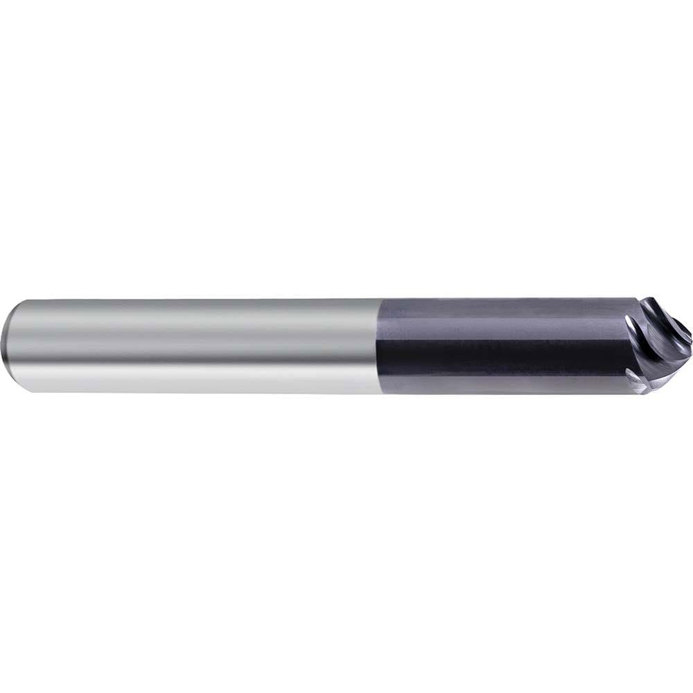 Chamfer Mill: 12 mm Dia, 5 Flutes, Solid Carbide